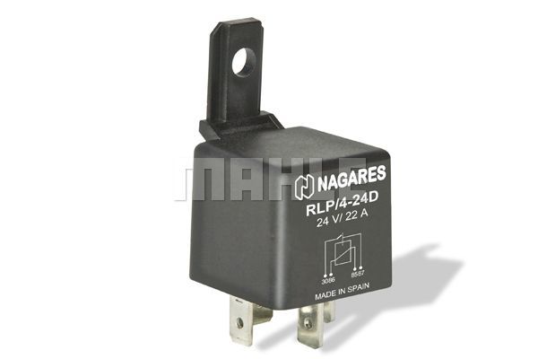 RLP/4-24D NORMALLY OPEN RELAY with bracket -4 term HEAVY DUTY UNIVERSAL