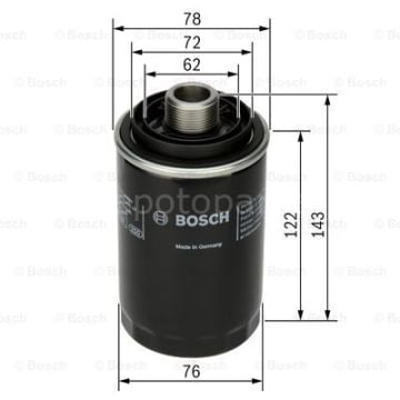 AUDI A5 1.8 TFSI Coupe (05.2009 - 09.2011) BOSCH Filtre Seti filitre
