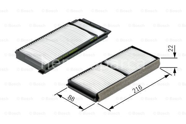 MAZDA 3 1.6 MZ-CD 12.2003 - 12.2008  BOSCH POLEN FİLTRESİ