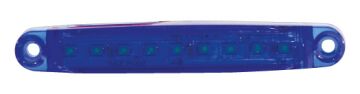 YP-117 9 LEDLİ PARMAK LAMBA 24V MAVİ