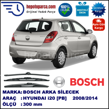 HYUNDAI i20 [PB] 300 mm 12.2008-... BOSCH Arka Silecek