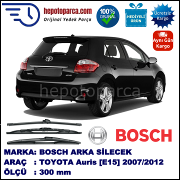 TOYOTA Auris [E15, NMT, SB1] 300 mm 02.2007-10.2012 BOSCH Arka Silecek