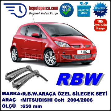 MITSUBISHI Colt [CZ] 04.04-... 650 /  mm. RBW Muz Silecek U Kanca Uyumludur.