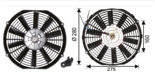 TFM1212 FAN MOTORU 12  12V PERVANELİ