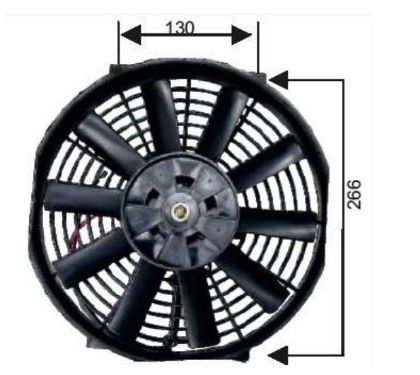 RFM1190 FAN MOTORU 10,5  24V PERVANELİ DAR AYAK