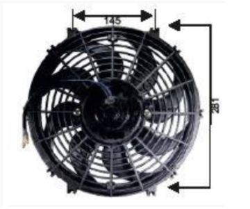 RFM1101H FAN MOTORU 11  12V HELIX PERVANELİ
