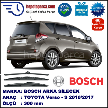 TOYOTA Verso-S   300 mm 11.2010-... BOSCH Arka Silecek