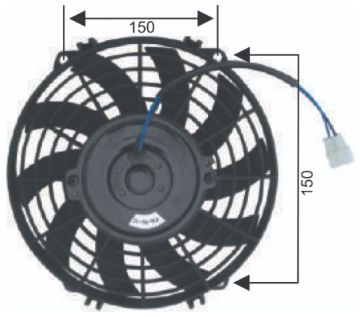 RFM1104 FAN MOTORU 7  12V PERVANELİ