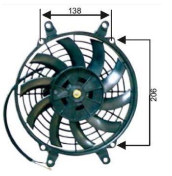 RFM1106 FAN MOTORU 9  24V PERVANELİ