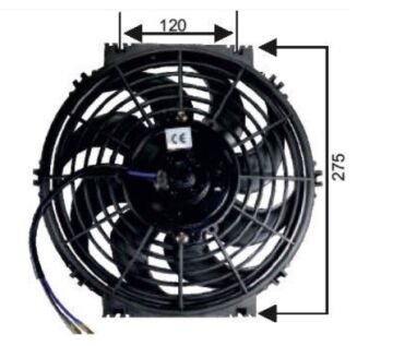 RFM1108H FAN MOTORU 10  12V HELIX PERVANELİ TERS