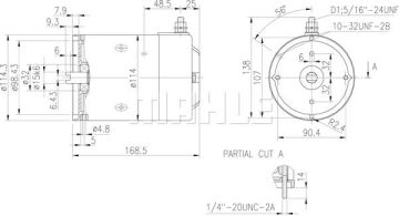 MM 30 Z1660 12V 1,60KW LETRİKA MAHLE ISKRA MM30 72736246 11216789500   3838922068054   3838922068054