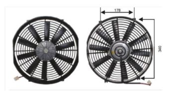 RFM1130 FAN MOTORU 14  12V PERVANELİ