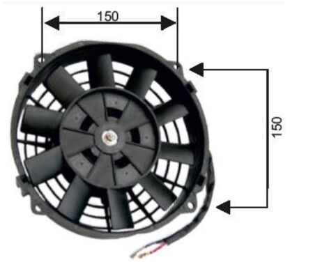 RFM1140 FAN MOTORU 7  12V PERVANELİ