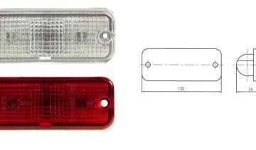 FARPLAS-1-600072 303 POZİSYON ÖN KAŞ LAMBASI BEYAZ   MERCEDES