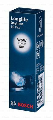 Ampul - Longlife Daytime - 12 V - W5W - 5 W - W2,1 W2,1x9,5d Tekli raf ambalajı
