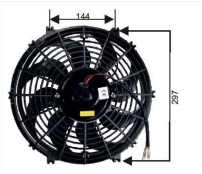 RFM1201H FAN MOTORU 11  24V HELIX PERVANELİ