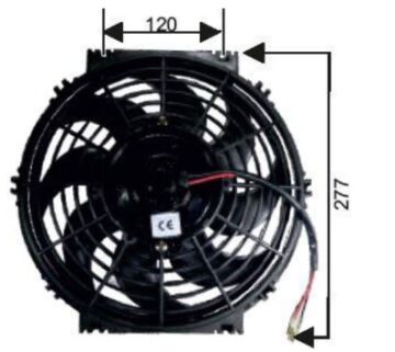 RFM1208H FAN MOTORU 10  24V  PERVANELİ TERS