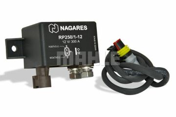 RP250/1-12 HIGH CURRENT -NORMALLY OPEN RELAY with  PASS. CARS / CARAV UNIVERSAL
