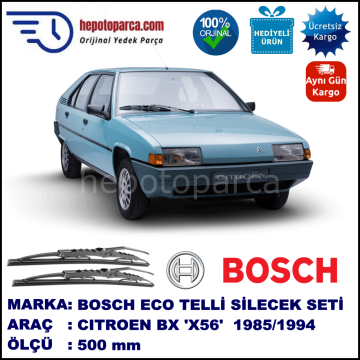 CITROEN BX [X56] 07.85-12.94 500 /  mm. BOSCH ECO Telli Silecek 1 Adet