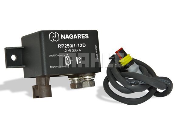 RP250/1-12D HIGH CURRENT -NORMALLY OPEN RELAY with PASS. CARS / CARAV UNIVERSAL