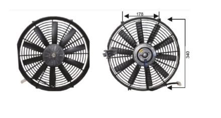 RFM1230 FAN MOTORU 14  24V PERVANELİ