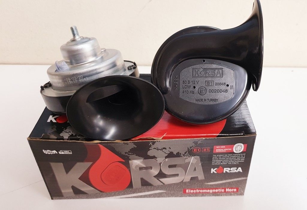 60BO1292601K 12V TEK FİŞLİ ELEKTRİKLİ DADAT KORNA TAKIM