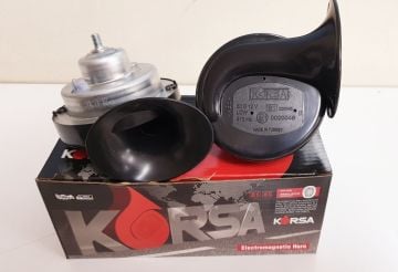 60BO1292601K 12V TEK FİŞLİ ELEKTRİKLİ DADAT KORNA TAKIM