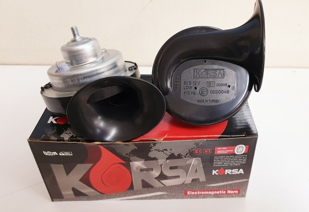 60BO1292602K 12V ÇİFT FİŞLİ ELEKTRİKLİ DADAT KORNA TAKIM