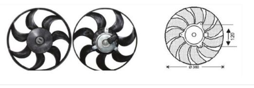 RFM2175 FAN MOTORU 12V VECTRA A PERVANELİ