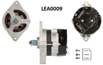 LEA0009  ALTERNATOR 14V/45A MF 133,140,152,24 5,285,290,298TRACTOR - NISSAN EBRO 160,170,470,480 TRACTOR