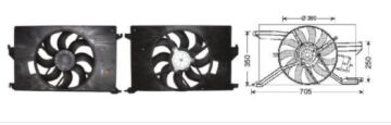RFM2155 FAN MOTORU 12V.VECTRA C 1.6 ÇERÇEVELİ