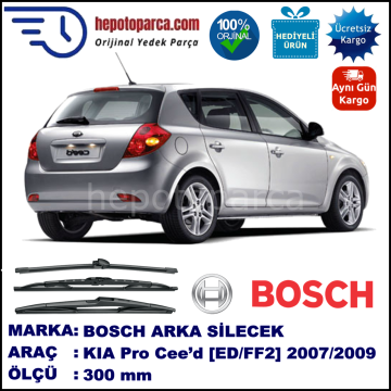 KIA Pro Cee’d [ED/FF2] 300 mm 10.2007-06.2009 BOSCH Arka Silecek