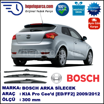 KIA Pro Cee’d [ED/FF2] 300 mm 07.2009-12.2012 BOSCH Arka Silecek