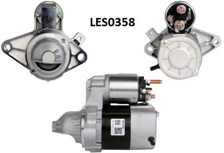LES0358  MARS MOTORU 12V/1.1KW/8DIS CITROEN C 1 1.0 -PEUGEOT107 1.0 - TOYOTA AYGO 1.0