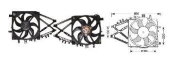 RFM2200 FAN MOTORU CORSA/COMBO 1.7 01.03 KLIMASIZ