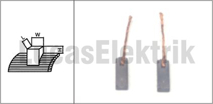 LUCAS ULT105 A-115 ALTERNATÖR KÖMÜRÜ