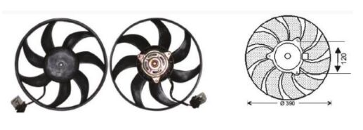 RFM2210 FAN MOTORU CORSA C/COMBO 1.3 PERVANELİ