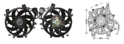 RFM2220 KLİMA MOTORU CORSA C/COMBO 1.7 ÇITALI