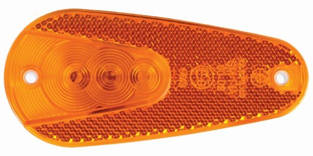 FARPLAS-4-600067 YAN SİNYAL LEDLİ TURUNCU 24V OVAL