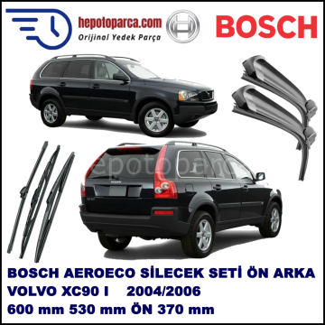 VOLVO XC90  08,2004-07,2006 Bosch Aeroeco Ön ve Arka Silecek Takımı