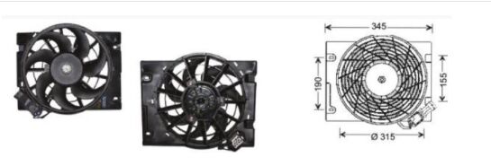 RFM2150 FAN MOTORU 12V.OPEL ASTRA KLİMALI 98-->