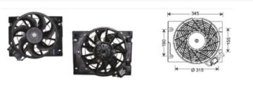 RFM2150 FAN MOTORU 12V.OPEL ASTRA KLİMALI 98-->