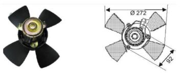RFM2142 FAN MOTORU ASTRA F/CORSA B1,41I 1990-1995