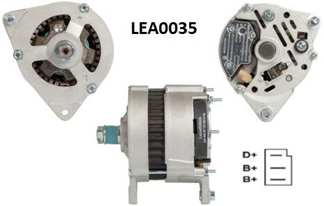 LEA0035  ALTERNATOR A127/14V/65A JCB 2CX,3CX, 3D,407,408...CASE-ROVER MONTEGO 2.0,2.0I,ROVER 220 COUPE/220GTI
