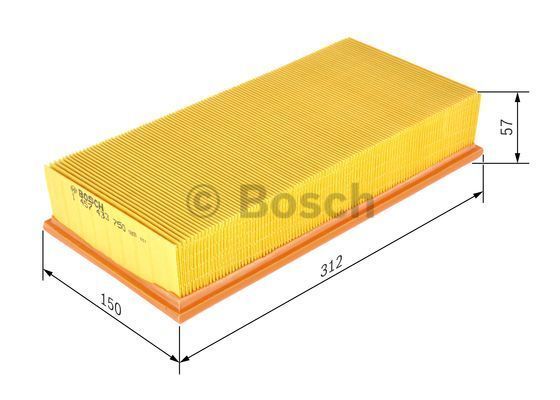 BOSCH_1457433750 Hava Filtresi FORD; VOLVO Transit [MK4]; 460; 440 filitre