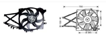 RFM2148 FAN MOTORU ASTRA H 1.3 CTDI ÇERÇEVELİ