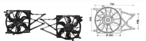 RFM2320 FAN MOTORU ASTRA G 98> KLİMASIZ ÇITALI