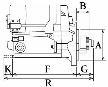 F032113696 Marş motoru Ford 3415  4-135 01-01-1993  -,New Holland L464  Ford VSG 01-01-1994 -,New Holland L465  Ford VSG 01-01-1994 -,New Holland LX565  N844 01-01-1994 -,New Holland LX665  N844 01-01-1994 -
