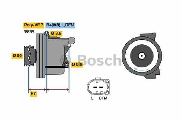 AlternatörMERCEDES-BENZ M-Klasse; S-Klasse; G-Klasse MB A0001502250; MB 00015