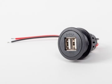 SUC5BYR 12V/24V 2A STOP BUTONLU BORU TİPİ USB ŞARJ 30440065